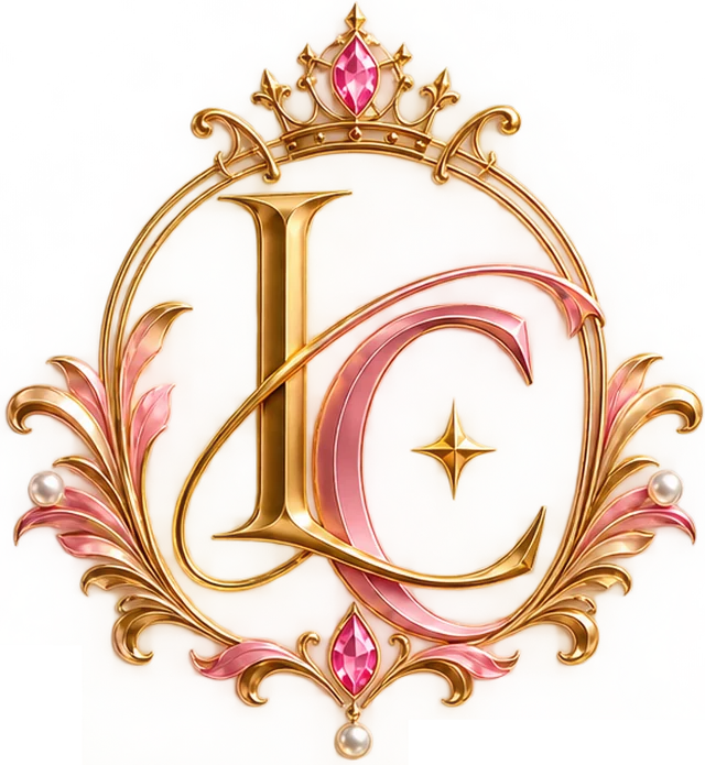 Lumière Couronne crest: LC monogram with tiara